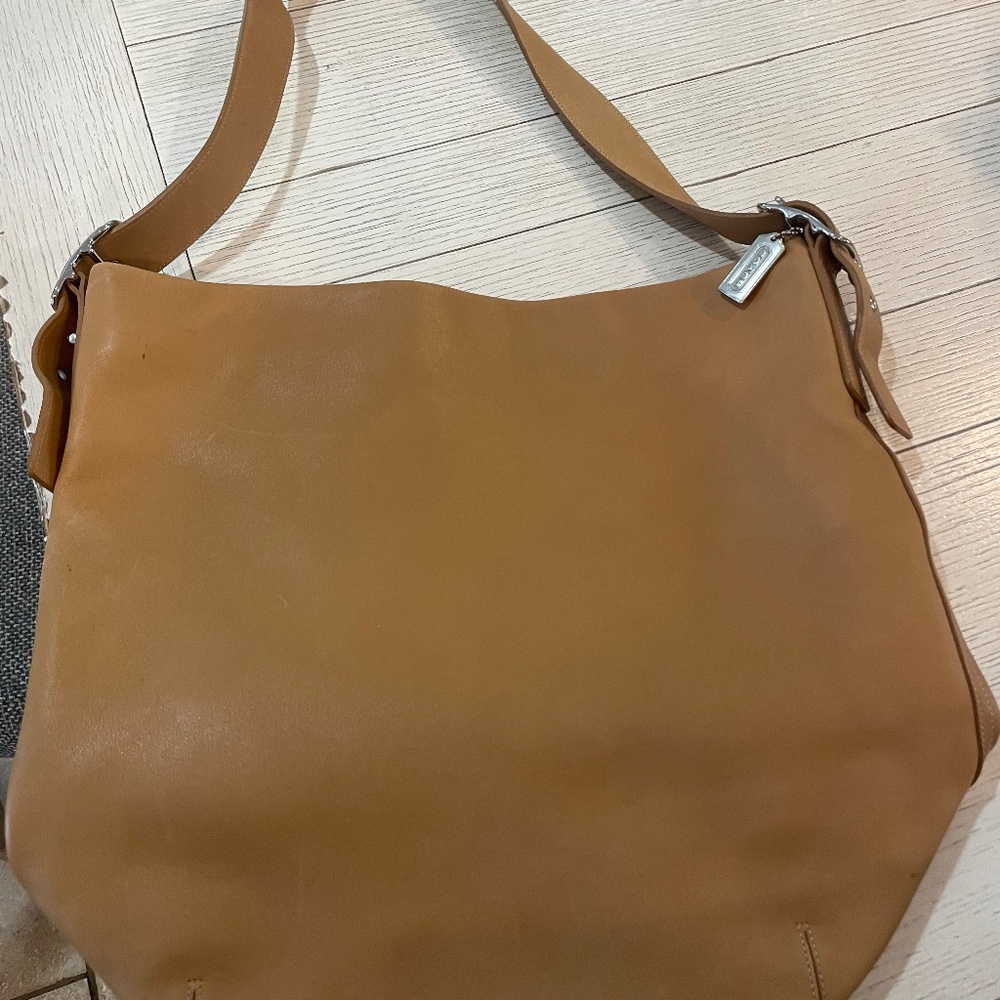 Vintage Coach Leather Handbag
